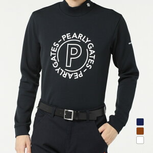 パーリーゲイツ ゴルフウェア 長袖シャツ 秋 冬 カノコダンボール (0533266001) メンズ PEARLY GATES