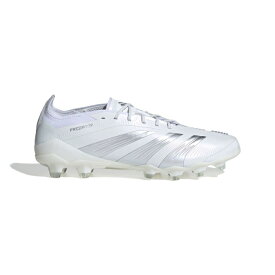 アディダス プレデター 24 ELITE ロー HG/AG / 土・人工芝用 IG5423 メンズ サッカー スパイクシューズ E : ホワイト×シルバー adidas