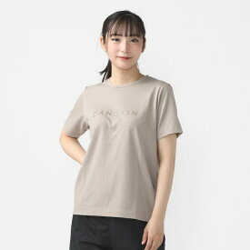 最大10％OFFクーポン 【5/30 0:00〜23:59】 ダンスキン レディース フィットネス 半袖 Tシャツ PRINT S/S TEE DC724107 HA ： ベージュ DANSKIN