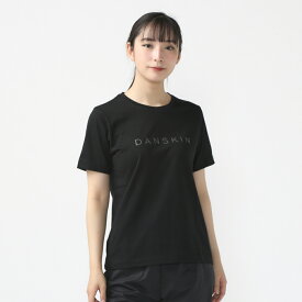 最大10％OFFクーポン ダンスキン レディース フィットネス 半袖 Tシャツ PRINT S/S TEE DC724107 K ： ブラック DANSKIN