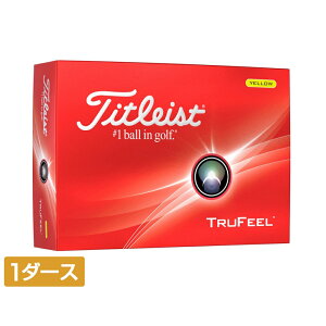 ^CgXg 24 TRUFEEL YELLOW 24 gD[tB[ CG[ (6665415645) St F 1_[X(12) Titleist