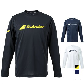 最大10％OFFクーポン バボラ メンズ テニス 長袖Tシャツ CLUB LONG SLEEVE SHIRT クラブ ロングスリーブシャツ BUP4510C BabolaT