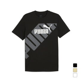 最大10％OFFクーポン 【5/30 0:00〜23:59】 プーマ メンズ 半袖 Tシャツ PUMA POWER グラフィック T シャツ 681300 スポーツウェア PUMA