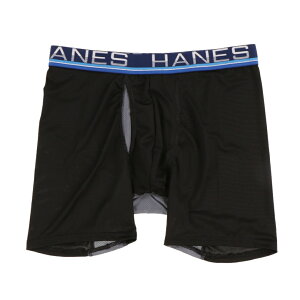4/5 ���聚�S���i�|�C���g10�{ �v�G���g���[ �w�C���Y �����Y �V���[�c 1P Boxer Brief TSP X-TEMP HM6EZ110 096 �F �u���b�N×�l�C�r�[ Hanes