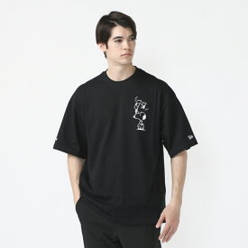 ニューエラ メンズ 半袖 Tシャツ SS OS CT TEE PEANUTS BLK 14124666 スポーツウェア ： ブラック NEW ERA