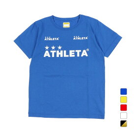 アスレタ ジュニア(キッズ・子供) サッカー/フットサル 半袖シャツ ロゴプラTシャツ AP-182J ATHLETA