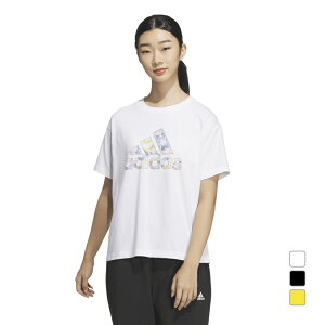 最大10%OFFクーポン 【10/24〜10/27】 アディダス レディース 半袖 Tシャツ W FLOWER グラフィック Tシャツ1 KUE57 IM7831 IM7829 IM7830 スポーツウェア adidas