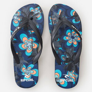 4/10 ���聚�S���i�|�C���g10�{ �v�G���g���[ ���b�v�J�[�� BARREL KILLA BLOOM OPEN TOE �T���_�� 1B8MOT �����Y �}���� �r�[�`�T���_�� : �u���[ RIP CURL
