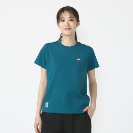 最大10％OFFクーポン 【5/30 0:00〜23:59】 2024春夏 チャムス レディース アウトドア 半袖Tシャツ ブービーロゴTシャツ Booby Logo T-Shirt CH11-2279 T001 : グレイシュブルー CHUMS