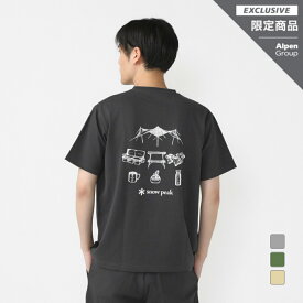 スノーピーク アウトドア 半袖Tシャツ Gear Printed S/S T shirt TS-24SU701 snow peak