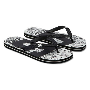 2/10���聚���I�ōő�100��P�o�b�N �f�B�[�V�[�V���[�Y SPRAY GRAFFIK DM241031 TKD �����Y �}���� �r�[�`�T���_�� : �z���C�g DC SHOES