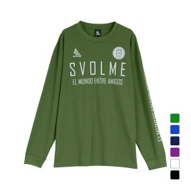 スボルメ メンズ サッカー/フットサル 長袖シャツ ロゴロングプラT24SDG 1241-22400 SVOLME