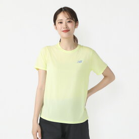 ニューバランス レディス 陸上/ランニング 半袖Tシャツ ショートスリーブTシャツ Athletics WT41253 : イエロー New Balance