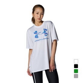 アンダーアーマー レディース 半袖 機能 Tシャツ UAテック オーバーサイズ ショートスリーブTシャツ 1384711 スポーツウェア UNDER ARMOUR