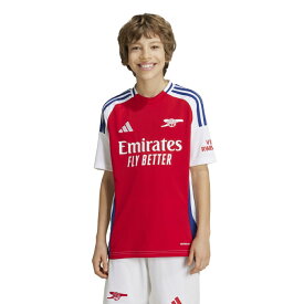 アディダス ジュニア サッカー/フットサル ライセンスシャツ アーセナル 24/25 ホームユニフォーム キッズ IS8141 レプリカユニフォーム : レッド adidas