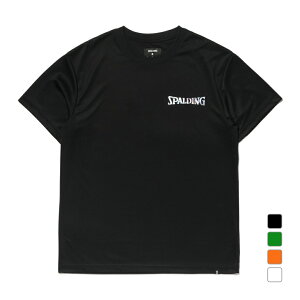 スポルディング メンズ レディス バレーボール 半袖プラクティスシャツ Tシャツ ホログラム ワードマーク SMT22128 SPALDING