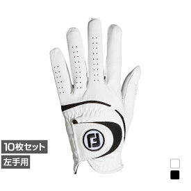 最大10％OFFクーポン 【5/9〜5/16】 10枚セット フットジョイ ゴルフウェア ゴルフグローブ ウェザーソフ FGWF23 左手用 メンズ FOOT JOY FJ