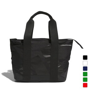 最大10%OFFクーポン 【10/24〜10/27】 アディダス ボールドロゴラウンドトートバッグ (IKC88) メンズ ゴルフ ポーチ adidas