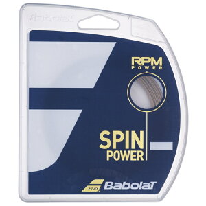 �o�{�� Babolat �e�j�X�K�b�g�E�X�g�����O RPM POWER 125/130 BA241139 �G���N�g���b�N�u���E�� 12m