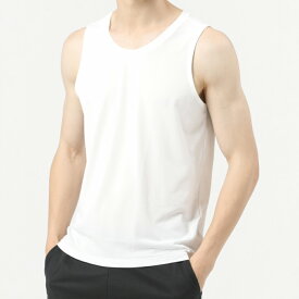 最大10％OFFクーポン 【2/4〜2/10】 ティゴラ メンズ ノースリーブ インナーシャツ 秒乾ドライインナー クルーネック・ノースリーブ TR-9C1464BL ： ホワイト TIGORA