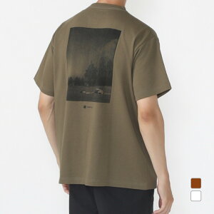Xm[s[N AEghA TVc Photo S/S Printed Tshirt ATS24AU703 snow peak