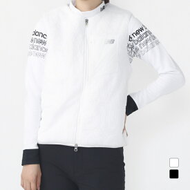 最大10％OFFクーポン【9/15】 ニューバランス レディース ゴルフウェア ウインドベスト 秋 冬 FULL ZIP BOA VEST (0124258501) New Balance