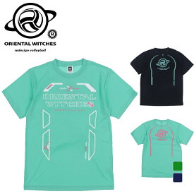 最大10％OFFクーポン 【11/4〜11/11】 オリエンタルウィッチーズ メンズ レディス バレーボール 半袖Tシャツ アルペンオリジナルTシャツ ORIENTAL WITCHES