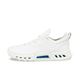 最大10％OFFクーポン 【11/16】 エコー ゴルフシューズ バイオム C4 BIOM C4 (EG130404) メンズ ゴルフ シューレース式スパイクレスシューズ 3E : ホワイト ECCO imbkk