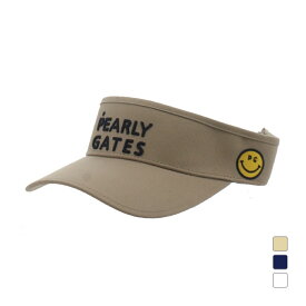 パーリーゲイツ ゴルフウェア サンバイザー 秋 冬 2段ロゴVISOR (0534287872) PEARLY GATES