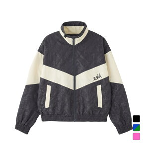 ő10OFFN[| y10/30z X-girl fB[X AE^[ G{XEBhAbvWPbg EMBOSSED WIND UP JACKET 8246021007 X|[cEFA KEFA GbNXK[