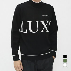 NXGCPCGvX StEFA Z[^[ H ~ BIG LOGO MOCK NECK KNIT (LAK-24052) Y LUXE AKM PLUS