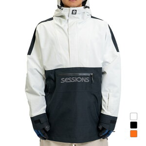 11/1聚Iōő100PobN ZbVY Y Xm[{[h WPbg JIX vI[o[ WPbg CHAOS PULLOVER JACKET SSFW240013 SESSIONS