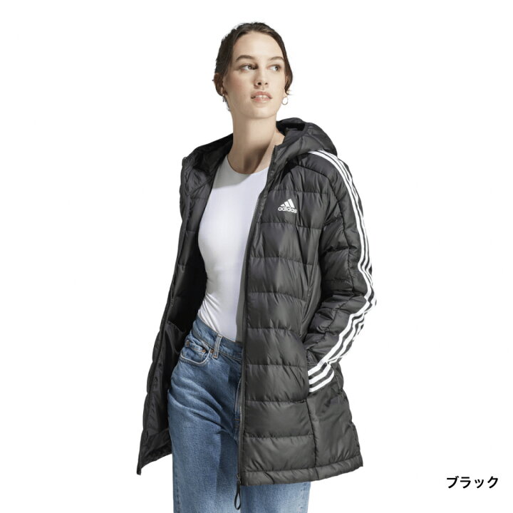 楽天市場】アディダス レディース ダウンコート エッセンシャルズ 