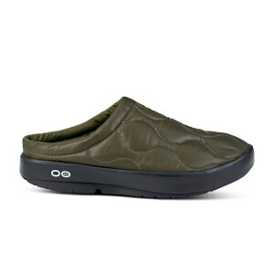 E[tHX Mens OOcOOzie Thermo Mule 0700149242 Moss X|[cT_ : I[u OOFOS