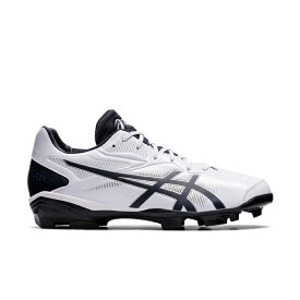アシックス STAR SHINE 3 スター シャイン 3 1123A033 ジュニア(キッズ・子供) 野球 スパイクシューズ 2E : ホワイト×ネイビー asics