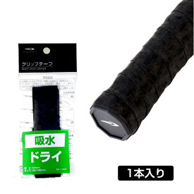 最大10％OFFクーポン 【8/15〜8/20】 ティゴラ グリップテープ ドライグリップ1本入 ブラック TR ドライGT BK テニス バドミントン グリップテープ TIGORA