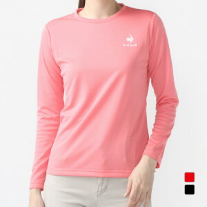 最大10%OFFクーポン 【10/30】 ルコック レディース 長袖 機能 Tシャツ エコペットロングスリーブシャツ QMWTJB30Z スポーツウェア le coq sportif