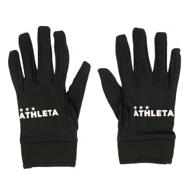 アスレタ サッカー/フットサル 防寒手袋 フィールドグローブ 05300 : ブラック ATHLETA