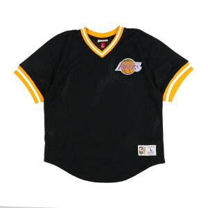 12/10聚Iōő100PobN ~b`F&lX oXPbg{[ TVc NBA FASHION MESH V-NECK VINTAGE LOGO LAKERS TMVN6625 Mitchell & Ness