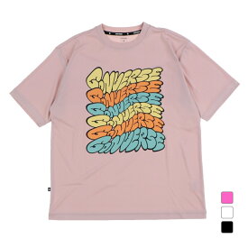 5/20限定★抽選で最大100％Pバック コンバース レディース 半袖 機能 Tシャツ CV ブレンドロゴ TEE 4530009 スポーツウェア Converse