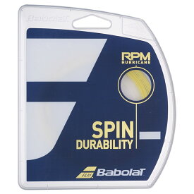 最大10％OFFクーポン 【8/18〜8/20】 バボラ RPMハリケーン 125 BA241141 硬式テニス ストリング BabolaT