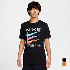 10/10限定★抽選で最大100％Pバック ナイキ メンズ 半袖 Tシャツ NSW 6MO SWSH S/S Tシャツ SP25 HQ8095 スポーツウェア NIKE