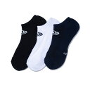ニューエラ ソックス 靴下 SOCKS SHORT 3PAIRS MULTI 25J 14518168 MLT ： グレー NEW ERA