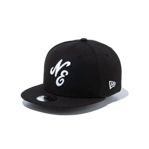 ニューエラ Youth 9FIFTY クラシックロゴ ブラック × ホワイト 14524535 BLK ジュニア キッズ 子供 キャップ 帽子 NEW ERA