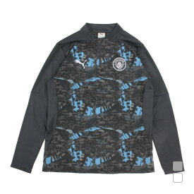 最大10％OFFクーポン 【3/4〜3/11】 プーマ メンズ サッカー/フットサル ライセンスジャケット マンチェスター・シティ プレマッチ 1/4 ジップトップ MCFC PM 1/4 ジップトップ 779156 PUMA