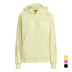 アディダス レディース ニットジャケット UVニット フルジップフーディー KQD90 JP0030 JP0031 JP0032 パーカー スポーツウェア adidas