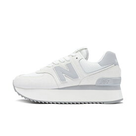 11/10限定★抽選で最大100％Pバック ニューバランス 574+ WL574Z B JP レディース 厚底 スニーカー ： オフホワイト×グレー New Balance