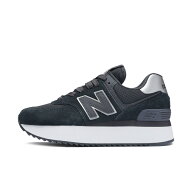 ニューバランス 574+ WL574Z B NJ レディース 厚底 スニーカー ： ブラック New Balance