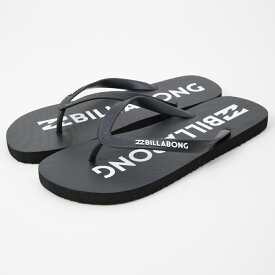11/20限定★抽選で最大100％Pバック 2025春夏 ビラボン BASIC LOGO THONGS BF011917 BLK メンズ マリン ビーチサンダル : ブラック BILLABONG