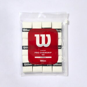 EC\ PRO OVERGRIP V2 vI[o[Obv V2 WHITE 12PK WR84501010 ejX Obve[v Wilson